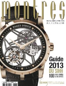 Montres Hors-Serie – Issue 11, 2013
