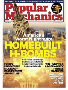Popular Mechanics USA – August 2004