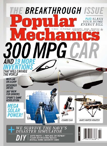 Popular Mechanics USA – November 2008