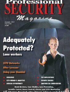 Professional Security Magazine Vol.23-01 – January 2013