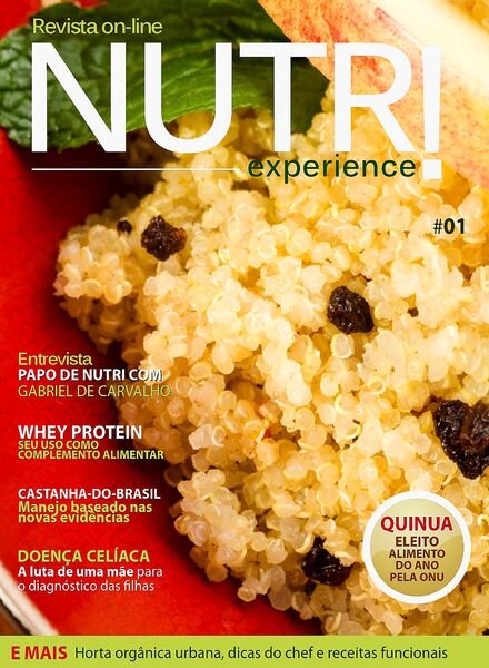 Revista Nutri Experience 1 – Abril 2013