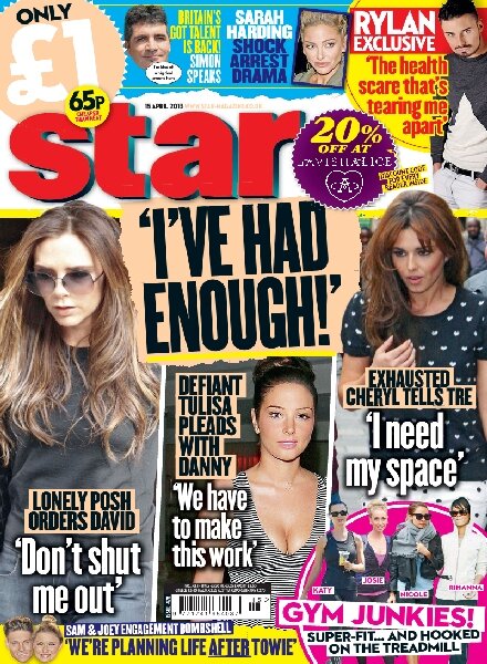 Star Magazine UK — 15 April 2013