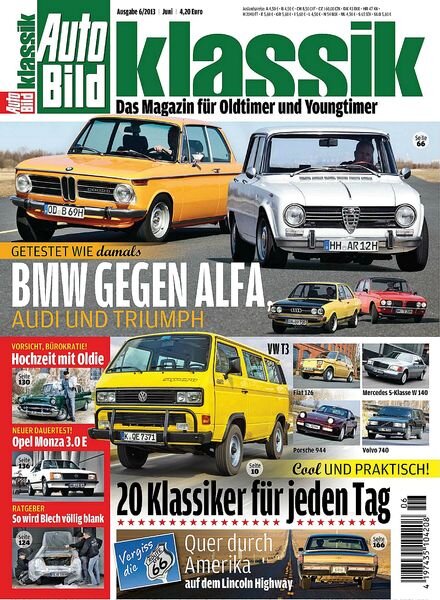 Auto Bild Klassik Germany — Juni 2013