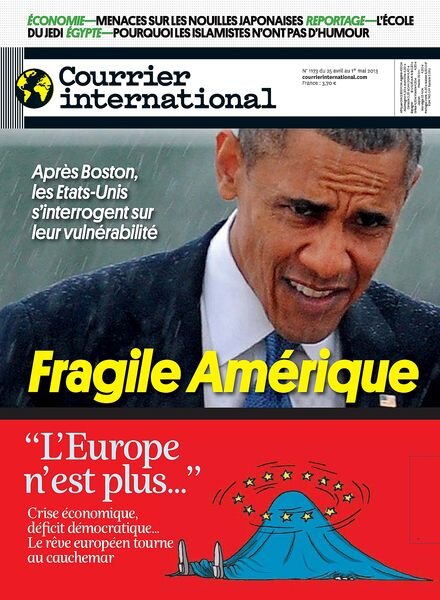 Courrier International – 25 Avril au 1er Mai 2013