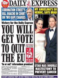 Daily Express – 15 Wednesday May 2013