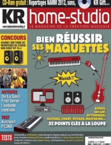 Keyboard Recording Home Studio 272 — Avril 2012