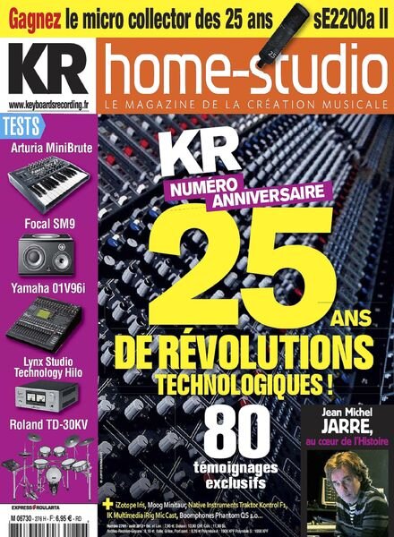 Keyboard Recording Home Studio 276 — Aout 2012