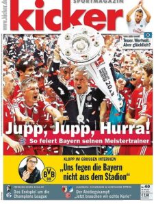 Kicker SportMagazin Germany -13 Mai 2013