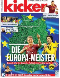 Kicker SportMagazin Germany — 6 Mai 2013