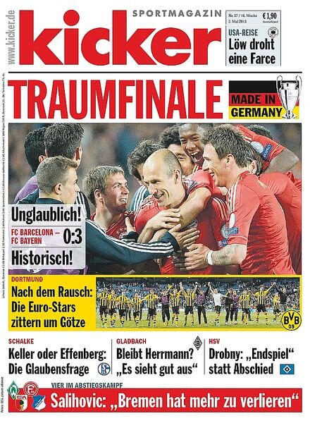 Kicker SpotMagazin Germany – 2 Mai 2013