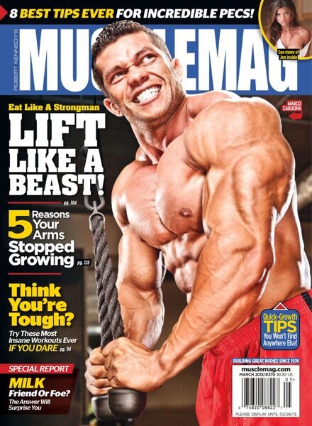 MuscleMag International — March 2013