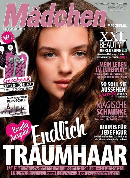Mädchen Magazin — 07 Mai 2013