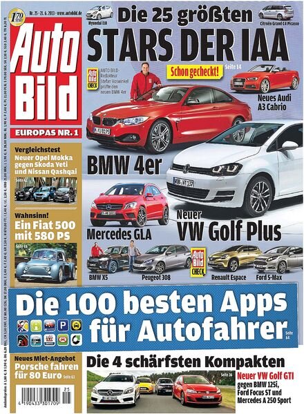 Auto Bild Germany – 21 Juni 2013