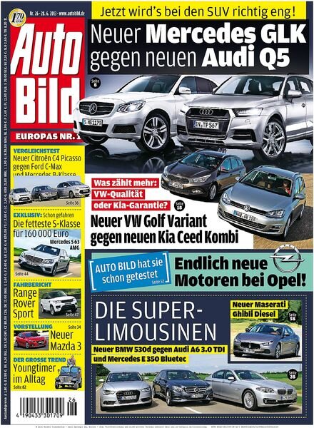 Auto Bild Germany – 28 Juni 2013