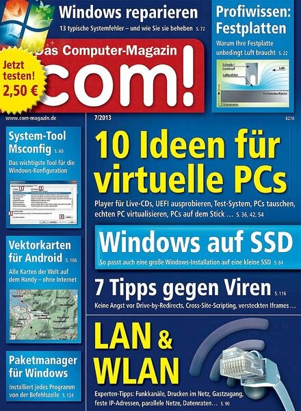 com! Das Computer-Magazin — Juli 2013