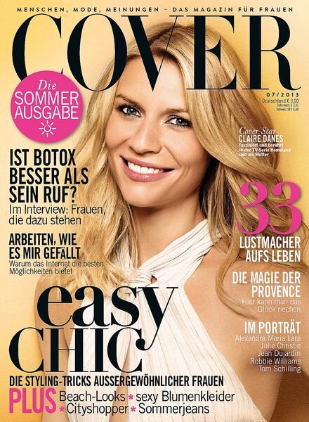 Cover Frauenmagazin – Juli 2013