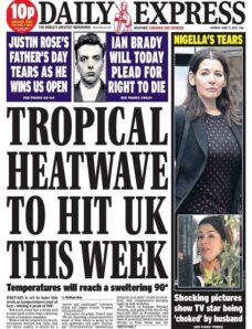 Daily Express – Monday. 17 June 2013
