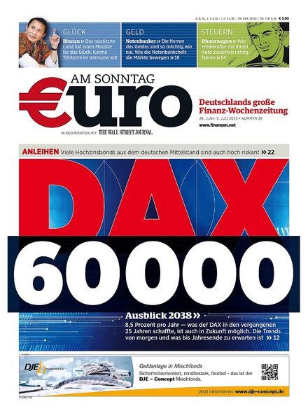 Euro am Sonntag — 29.06.2013
