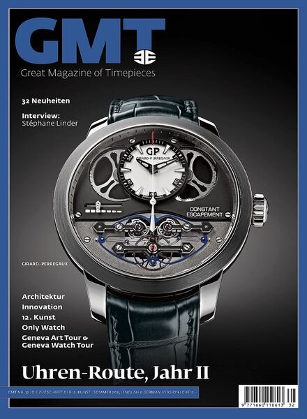 GMT, Great Magazine of Timepieces – Summer 2013