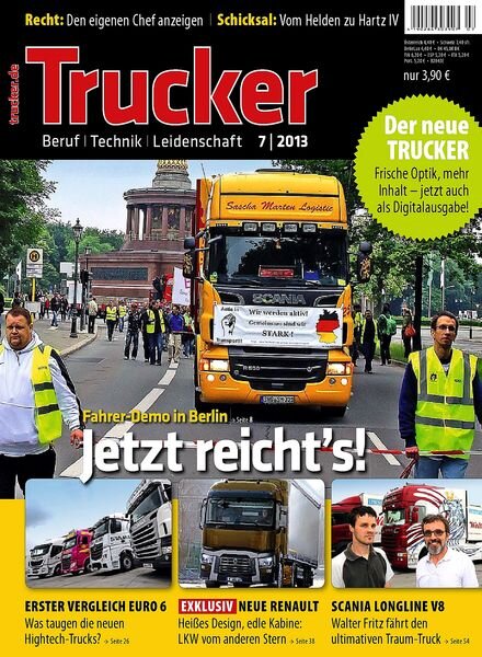 Trucker Fernfahrermagazin — July 2013