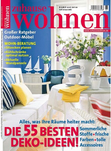 Zuhause Wohnen Magazin – Juni 2013