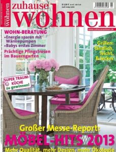 Zuhause Wohnen Magazin – Mai 2013
