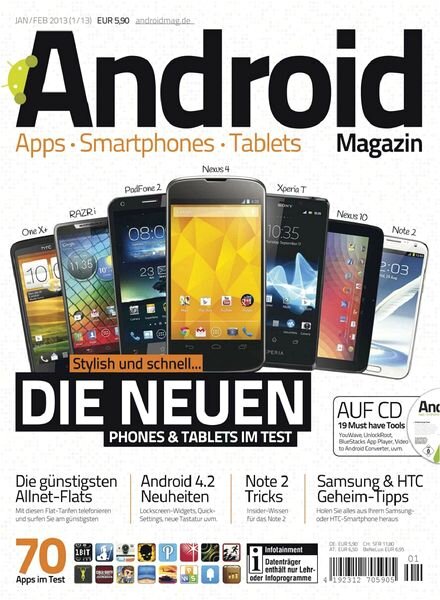 Android Magazin 01 — Januar-Februar 2013