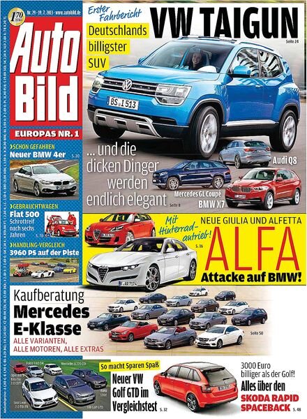 Auto Bild Germany – 19.07.2013