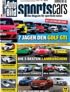 Auto Bild Germany sportscars — August 2013