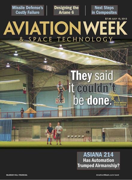 Aviation Week & Space Technology — 15 July 2013