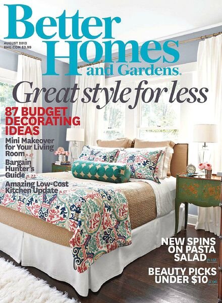 Better Homes and Gardens USA – August 2013
