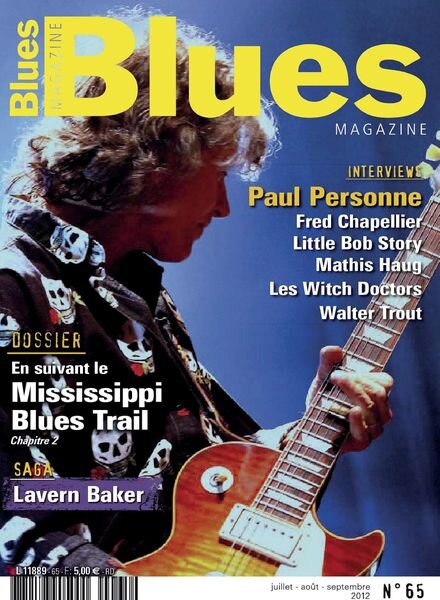 Blues Magazine 65 — Juillet a Septembre 2012