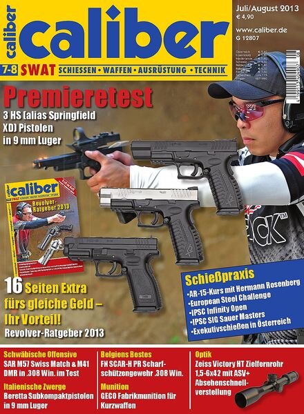 Caliber SWAT Magazin — Juli August 2013