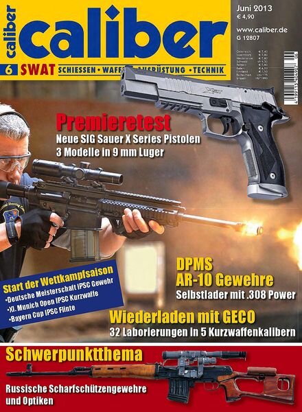 Caliber SWAT Magazin – Juni 2013