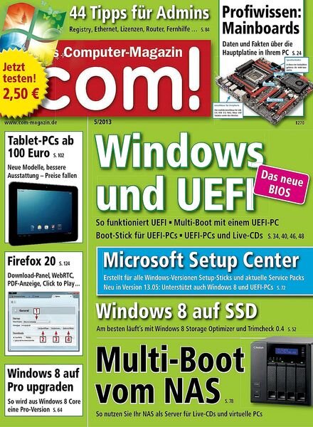 com! Das Computer-Magazin – Mai 2013
