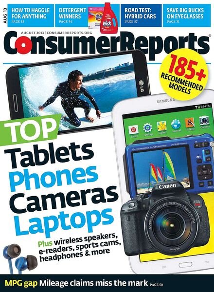 Consumer Reports – August 2013