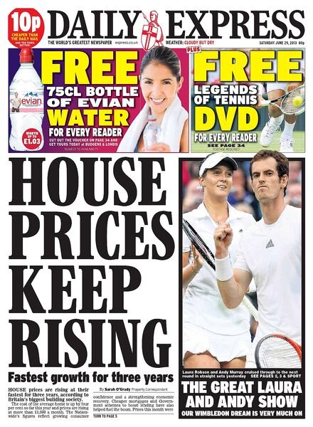 Daily Express — Saturday, 29 June 2013