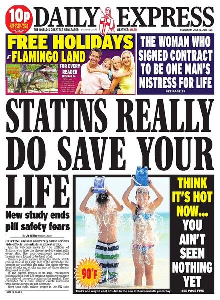 Daily Express — Wednesday, 10 July 2013