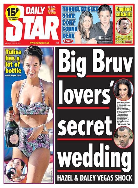DAILY STAR – Monday, 15 July 2013