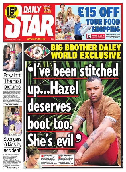 DAILY STAR – Wednesday, 17 July 2013