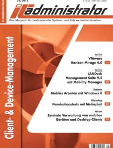 IT Administrator – August 2013