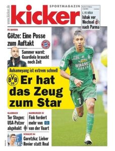 Kicker SportMagazin Germany – 04.07.2013