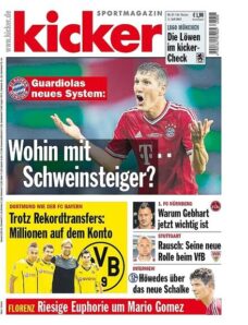 Kicker SportMagazin Germany – 11.07.2013