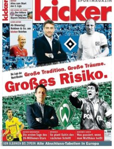 Kicker SportMagazin Germany – 15.07.2013