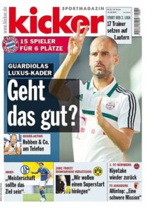 Kicker SportMagazin Germany — 18 Juli 2013