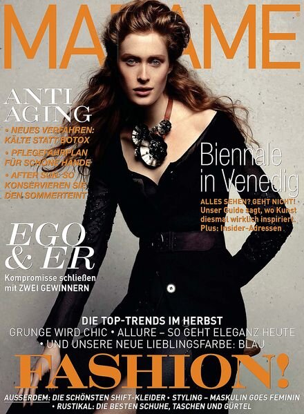 Madame Frauenmagazin – August 2013