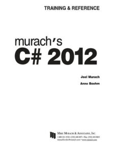 Murach’s 2012 C 2012