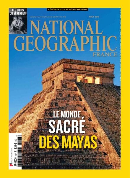 National Geographic France – Aout 2013