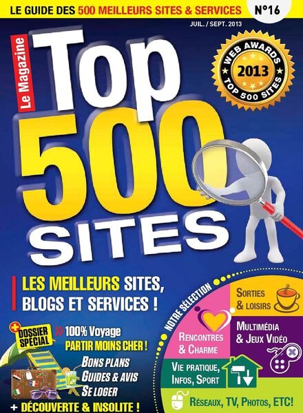 Top 500 Sites Internet — Juillet-Aout-Septembre 2013