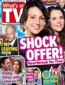 What’s on TV – 29 June 2013
